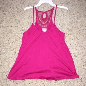 Dark pink Mossimo strappy tank